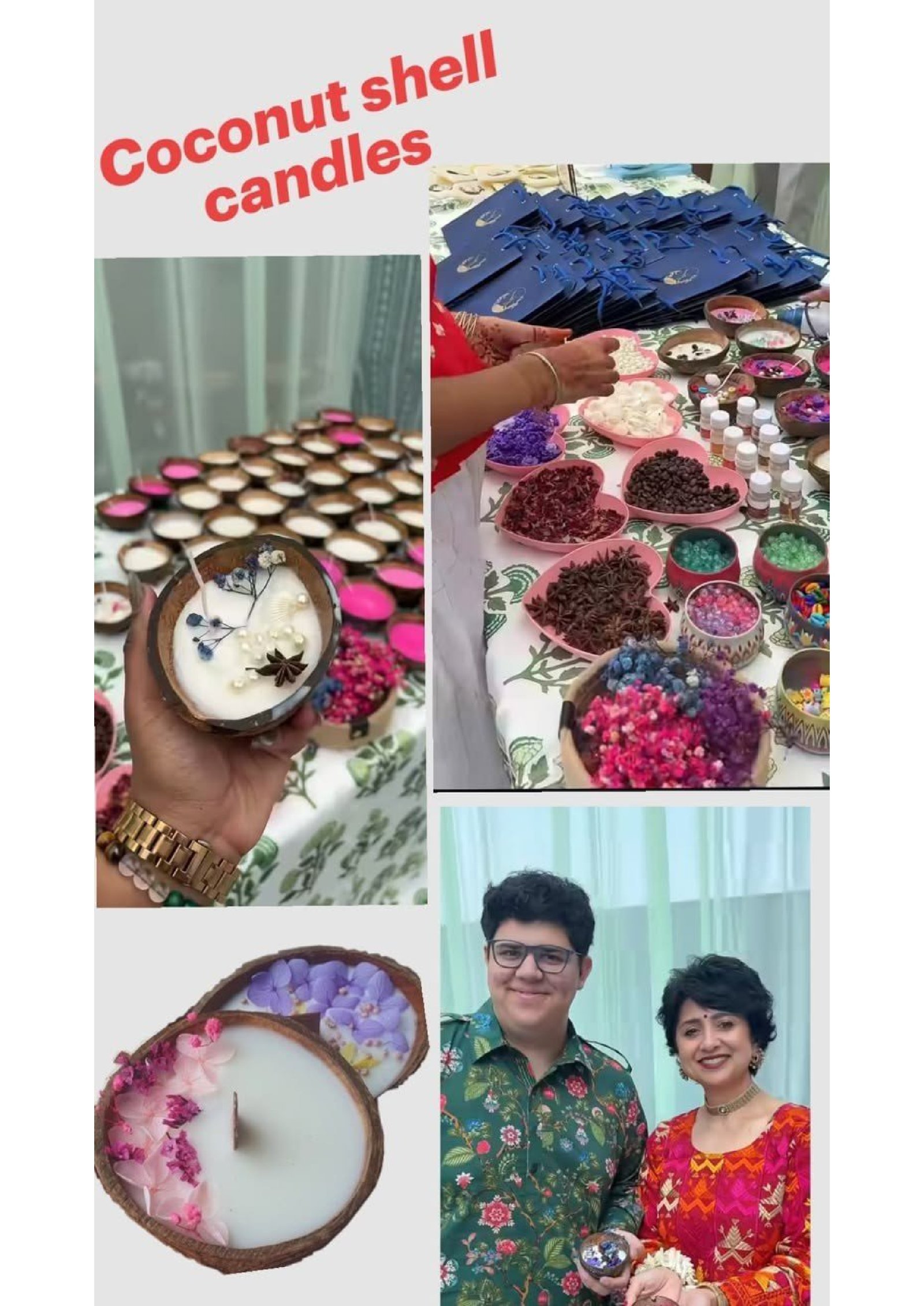 Coconut Shell Candle Stall wedding carnival stall Udaipur by Udaipur Event Management