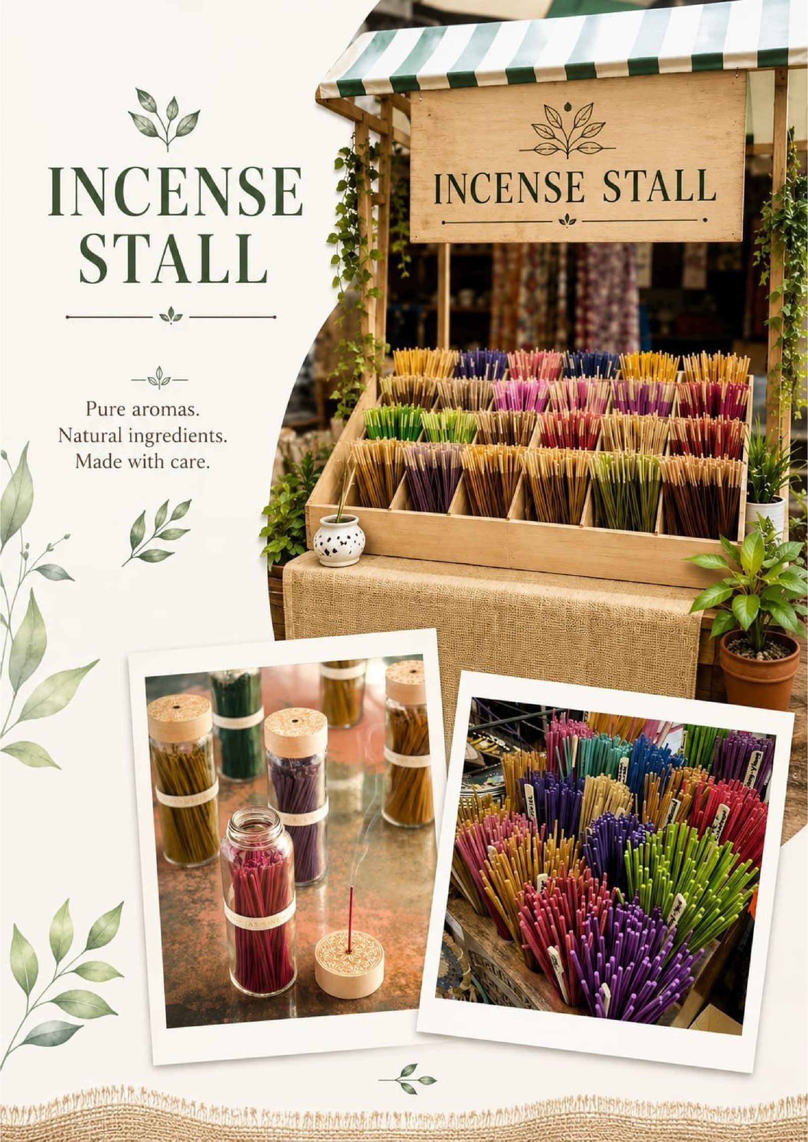 Incense Stick Making Stall wedding carnival stall Udaipur by Udaipur Event Management