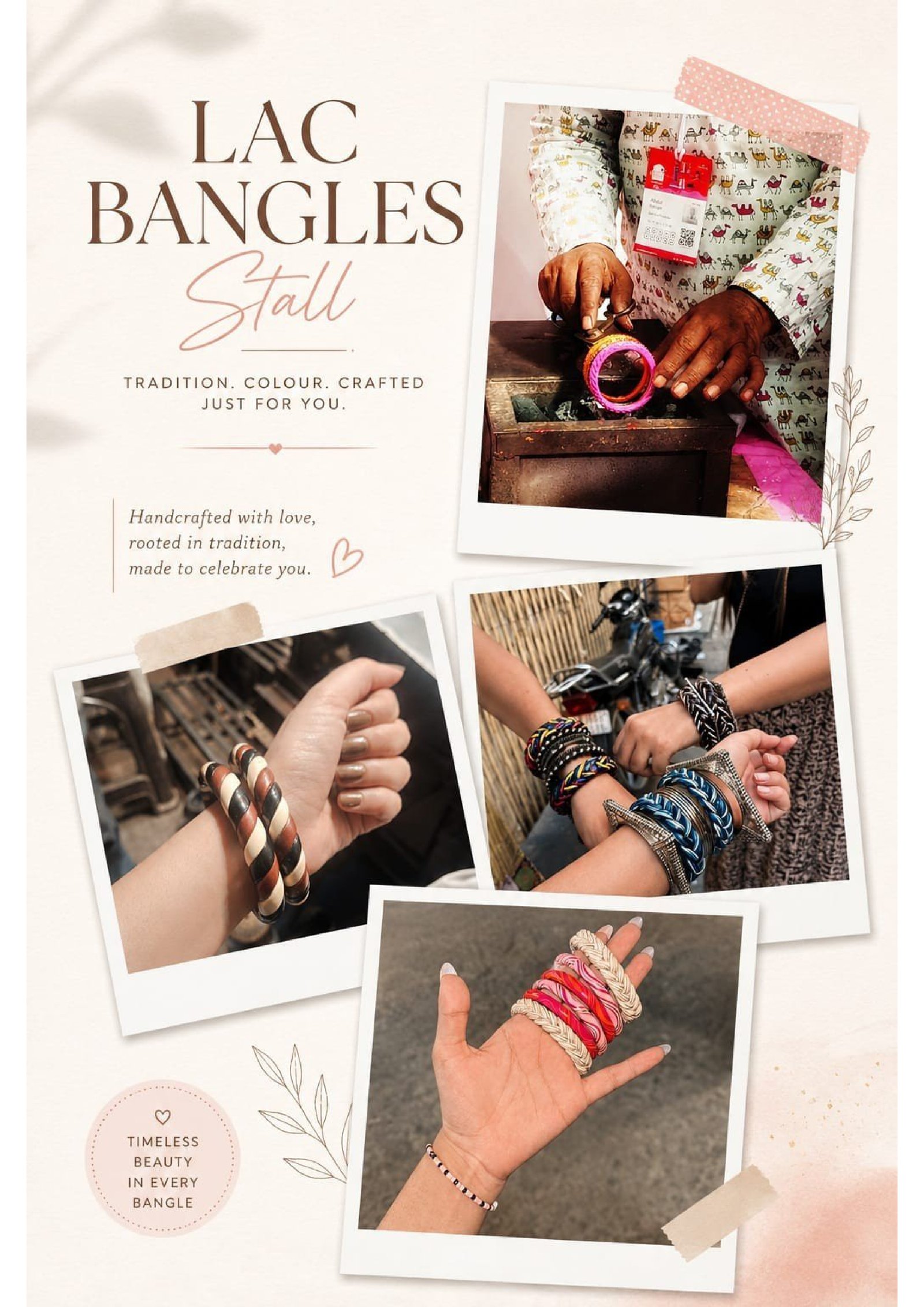 Lac Bangles Lakh Choodi Stall wedding carnival stall Udaipur by Udaipur Event Management