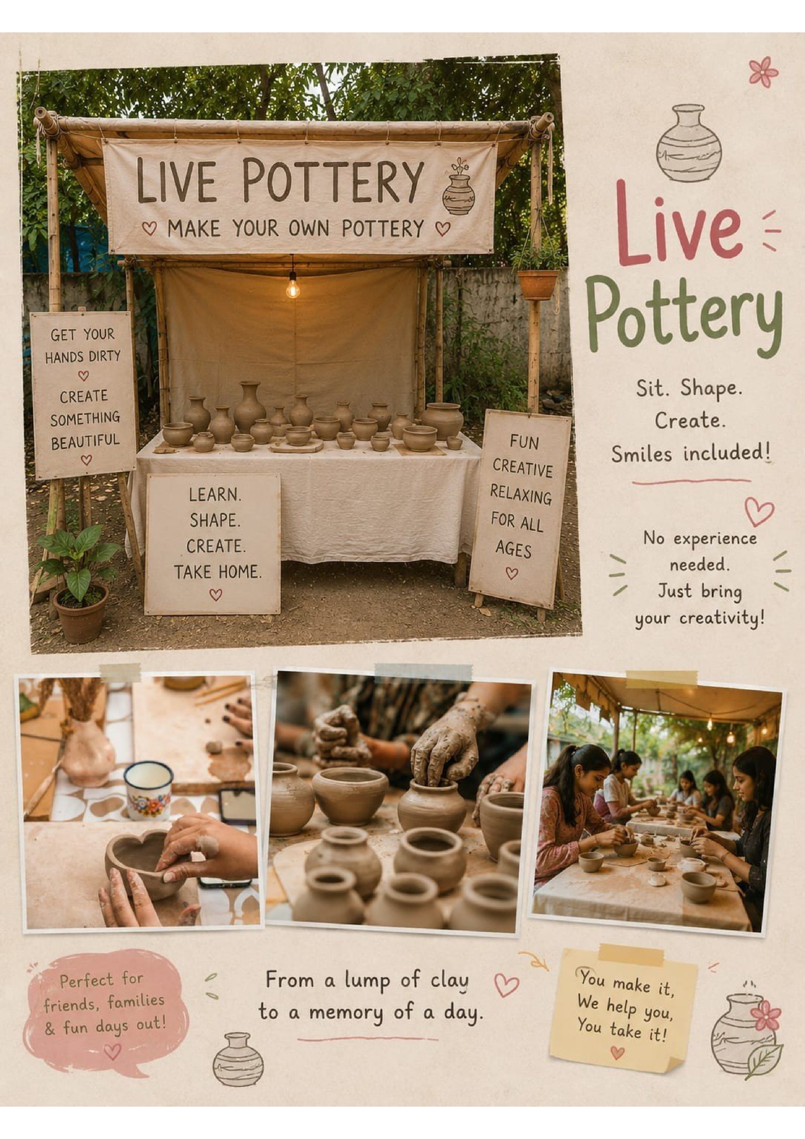 Live Pottery Kumhar Stall Udaipur