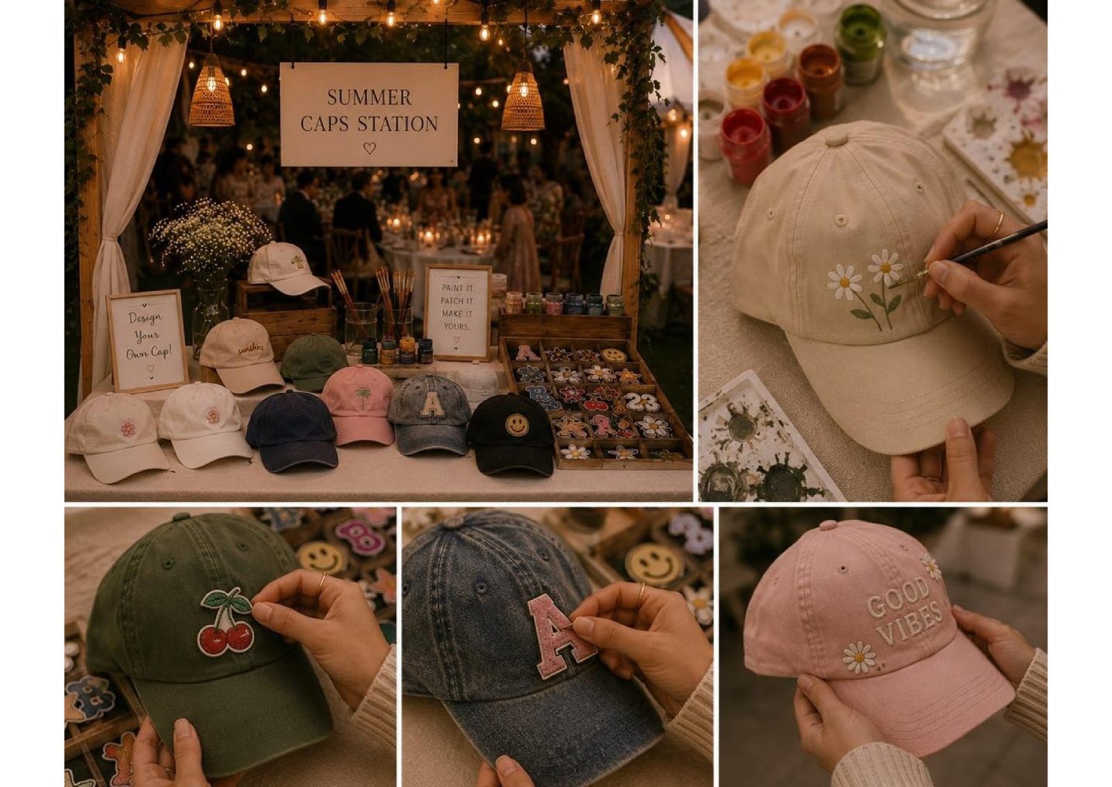 Summer Caps Customisation Stall wedding carnival stall Udaipur by Udaipur Event Management