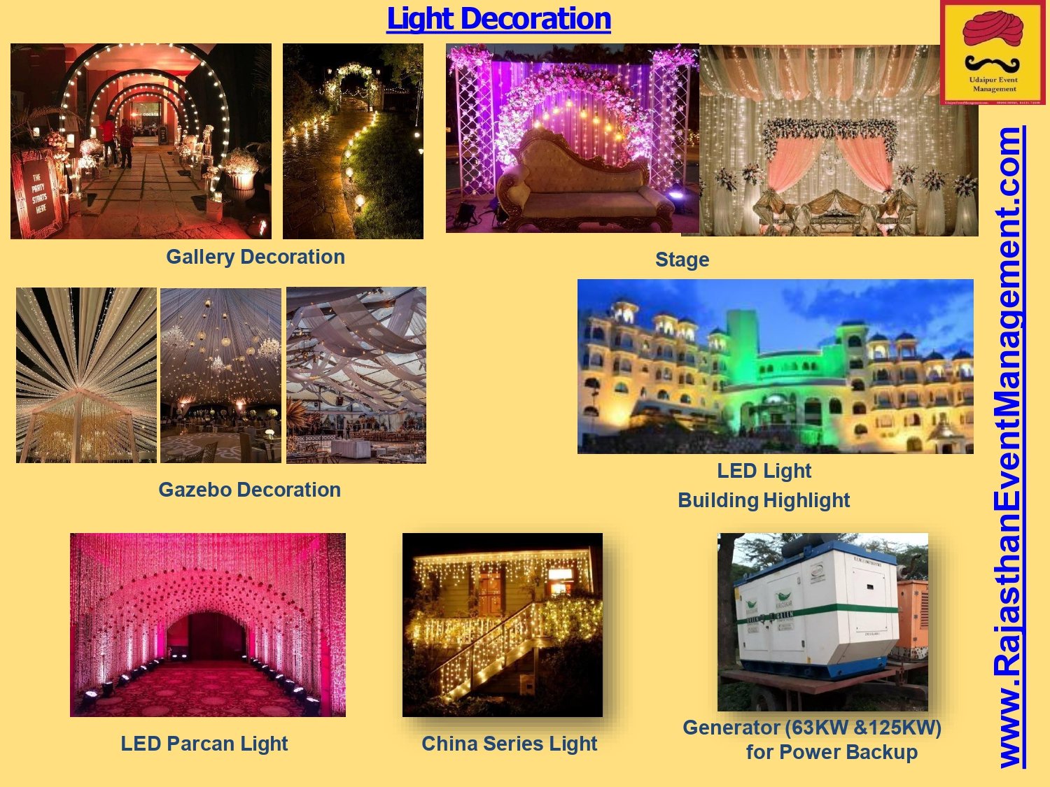Lighting inspiration board