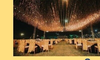 Neon Floral Circle Seating - Udaipur Event Management