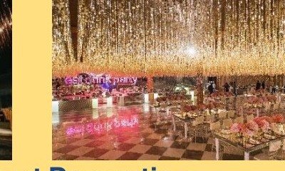 Lit Floral Ring Seating - Udaipur Event Management