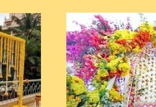 Floral Swing for Haldi Photos - Udaipur Event Management