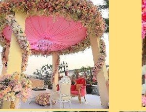 Floral mandap