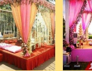 Greenery Pillar Mandap - Udaipur Event Management