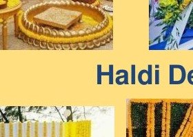 Yellow & White Mehendi Canopy - Udaipur Event Management